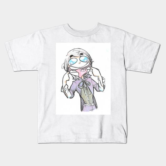 alois silly faces black butler Kids T-Shirt by toothy.crow